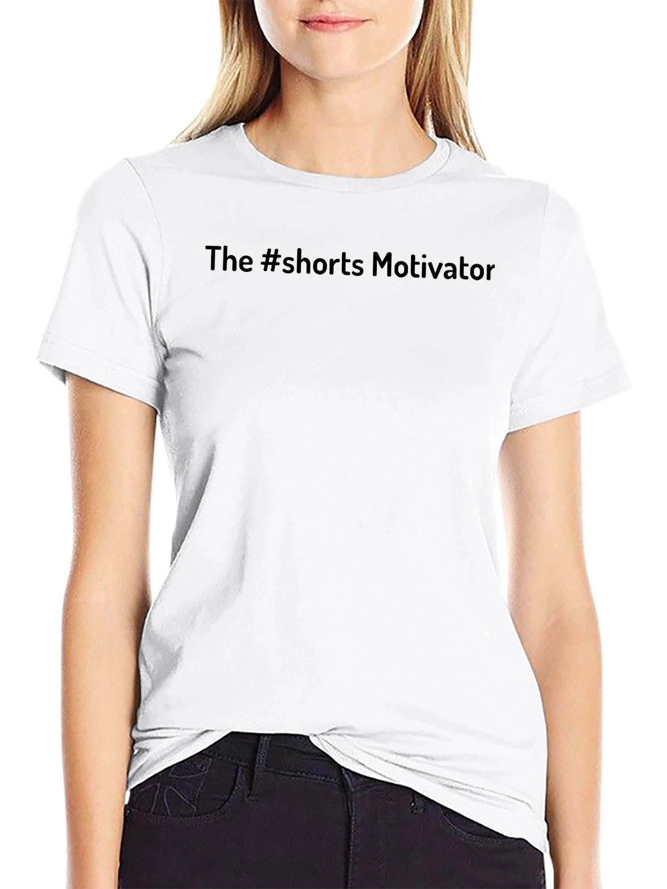 The #shorts Motivator Black T-Shirt