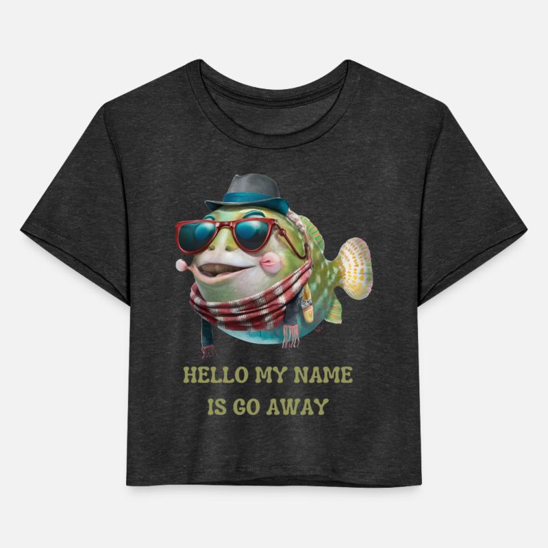 4pea pufferfish, hello my name is go away