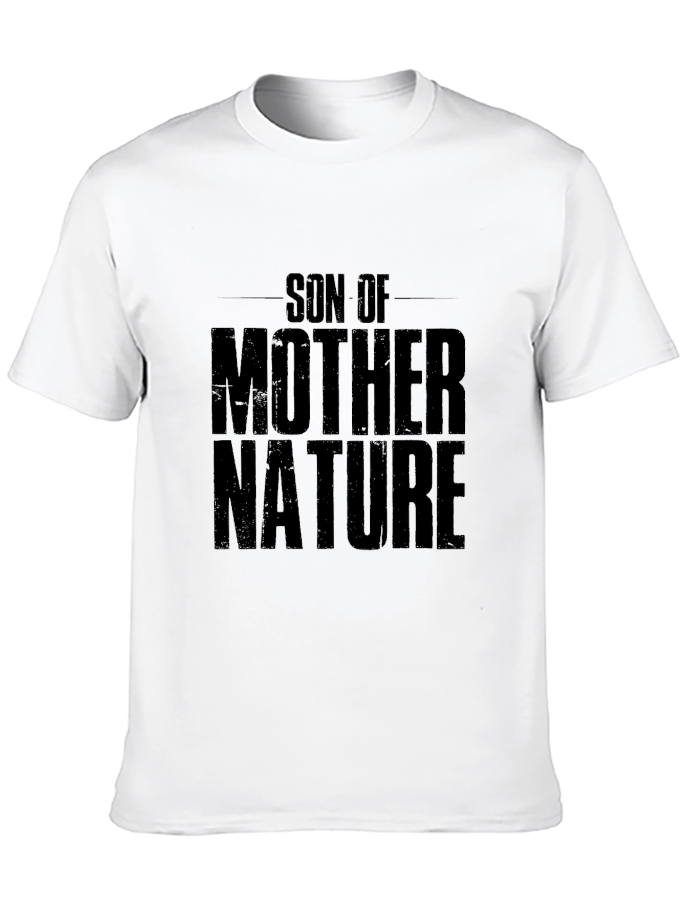 Son of Mother Nature Black Graphic T-Shirt