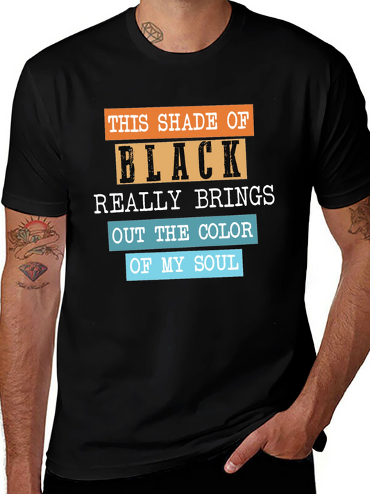 Humorous Shade of Black Graphic Tee