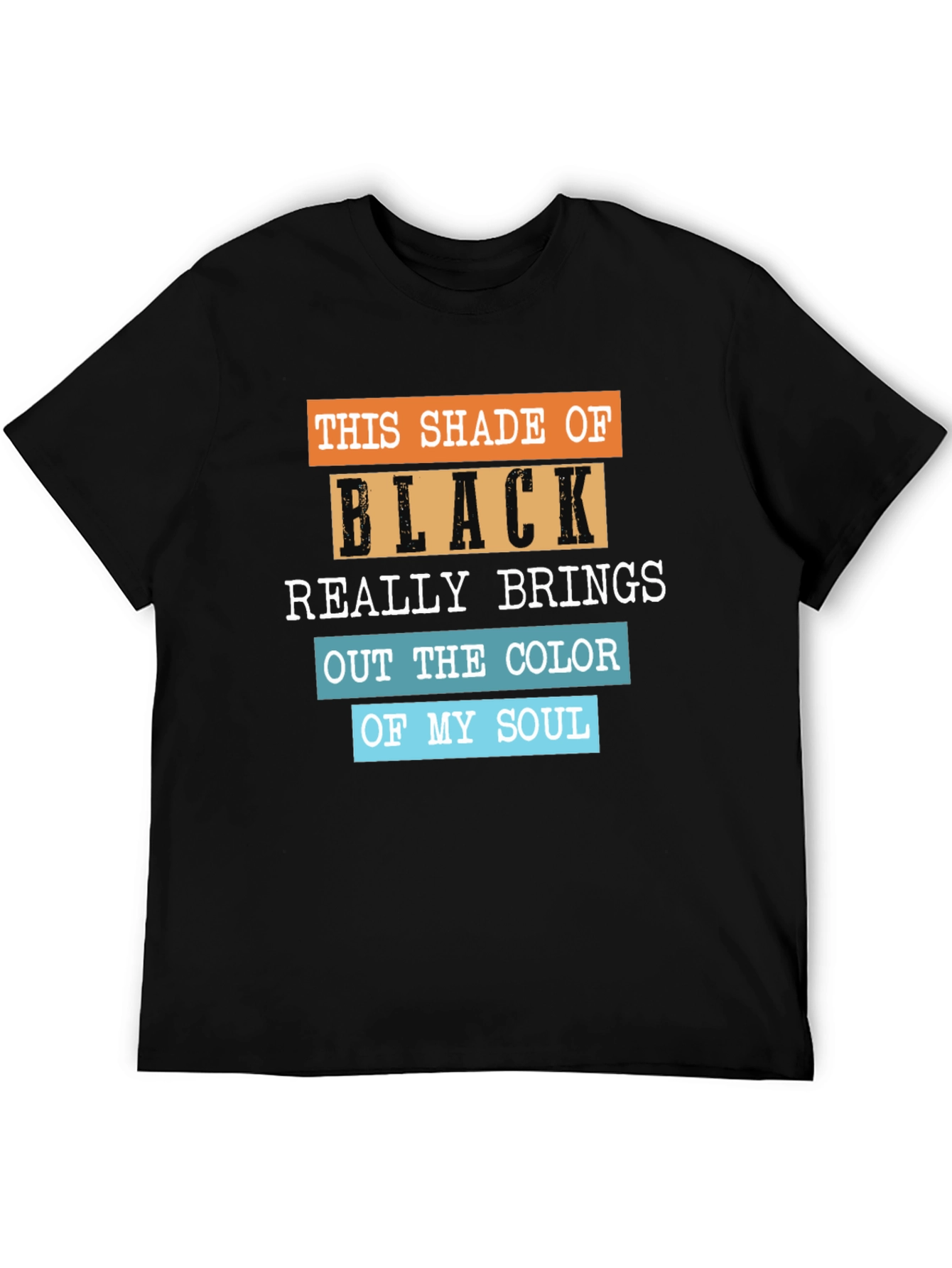 Humorous Shade of Black Graphic Tee