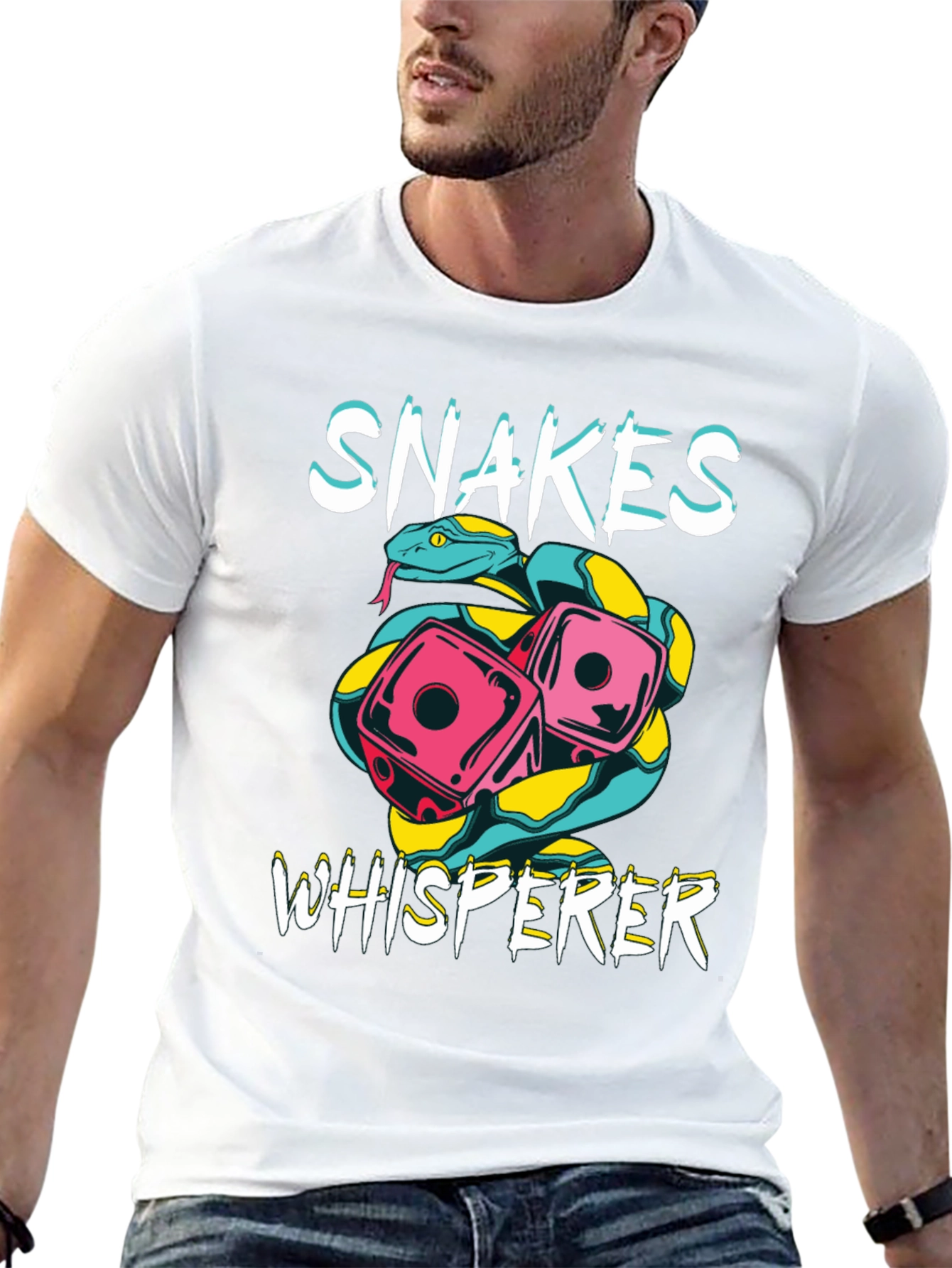 Snakes Whisperer Graphic T-Shirt