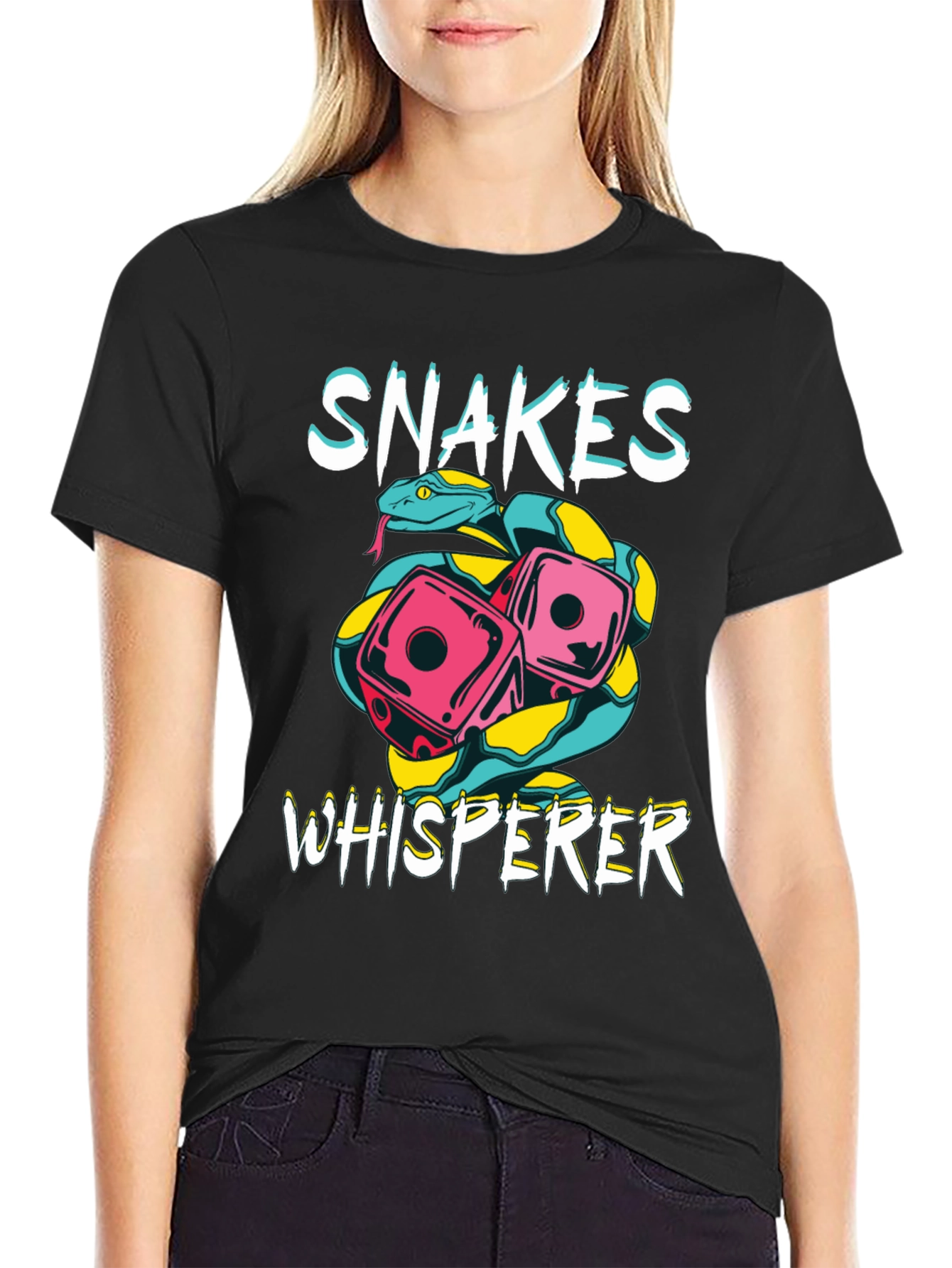 Snakes Whisperer Graphic T-Shirt