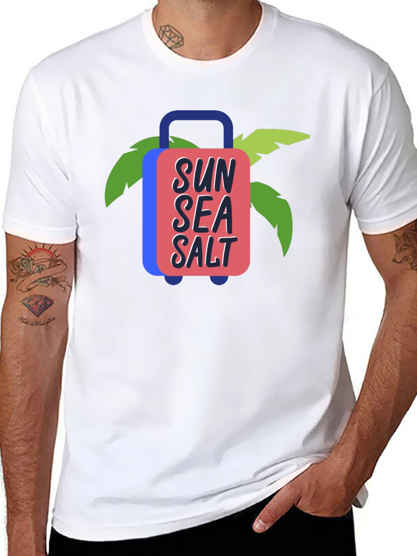 Sun Sea Salt Graphic Tee - Vacation Ready