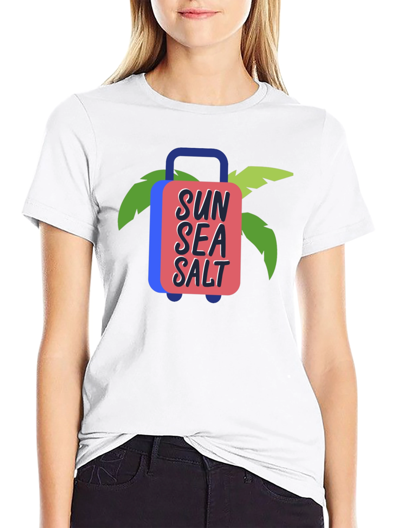 Sun Sea Salt Graphic Tee - Vacation Ready