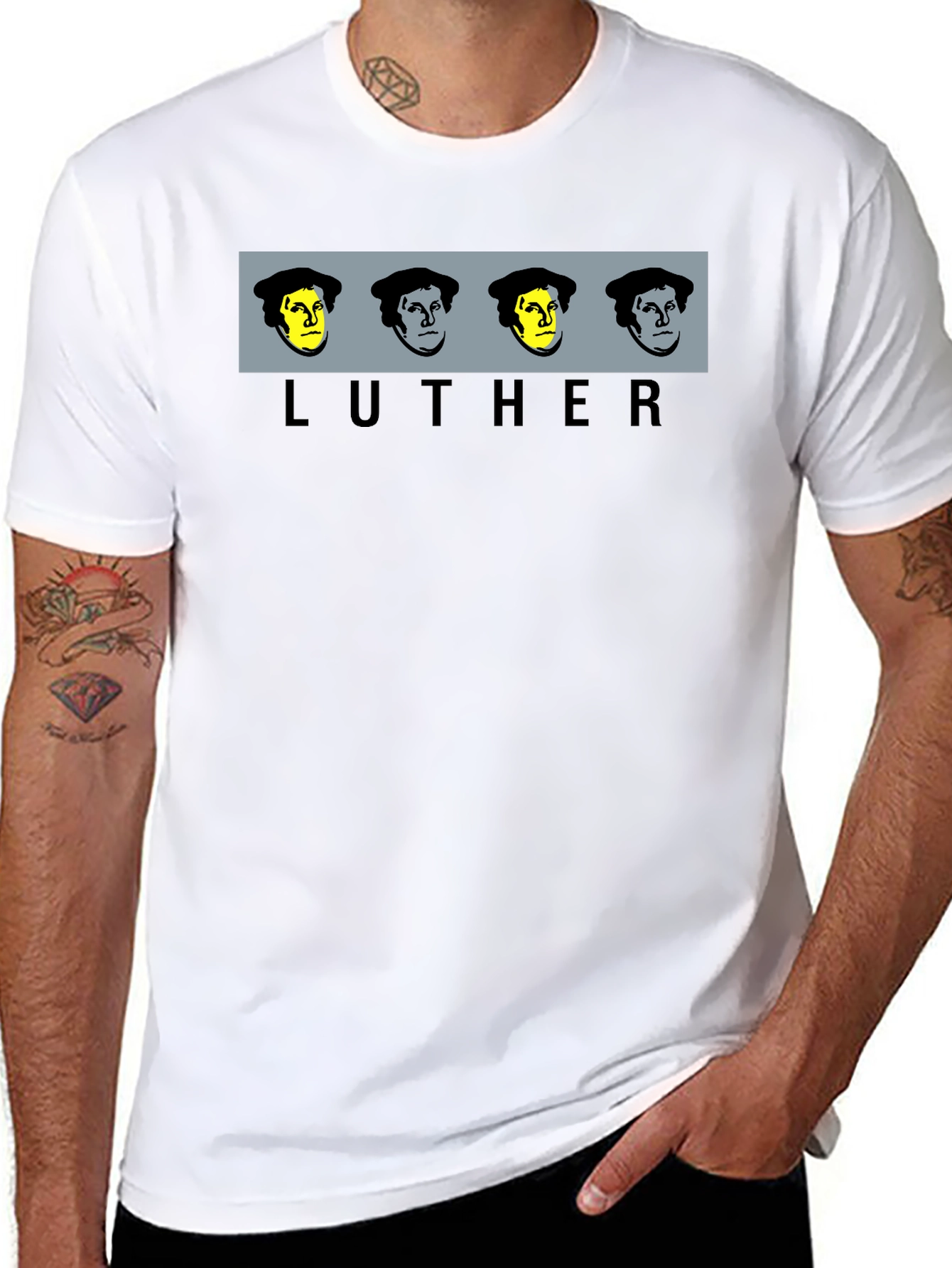 Luther T-Shirt - Mens Black Graphic Tee