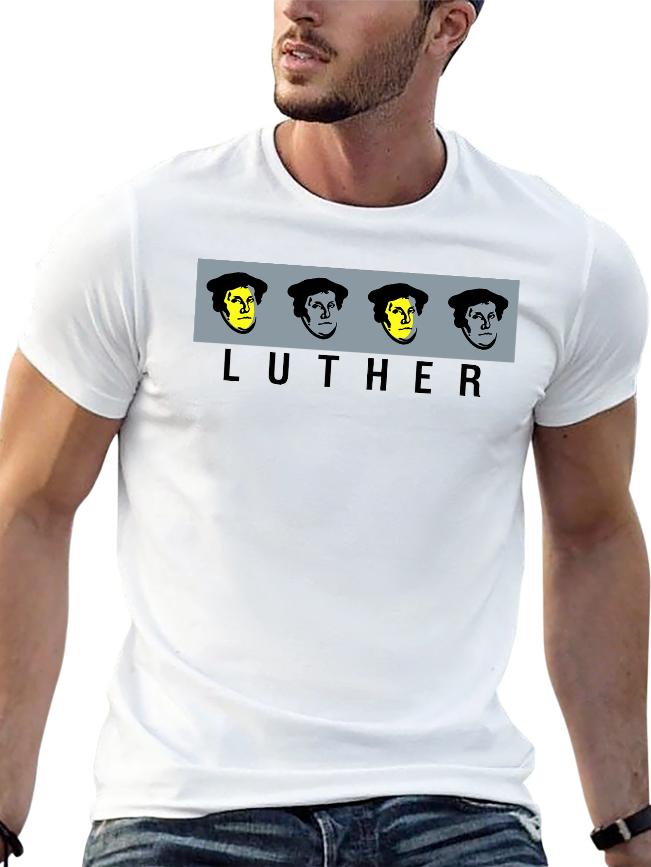 Luther T-Shirt - Mens Black Graphic Tee