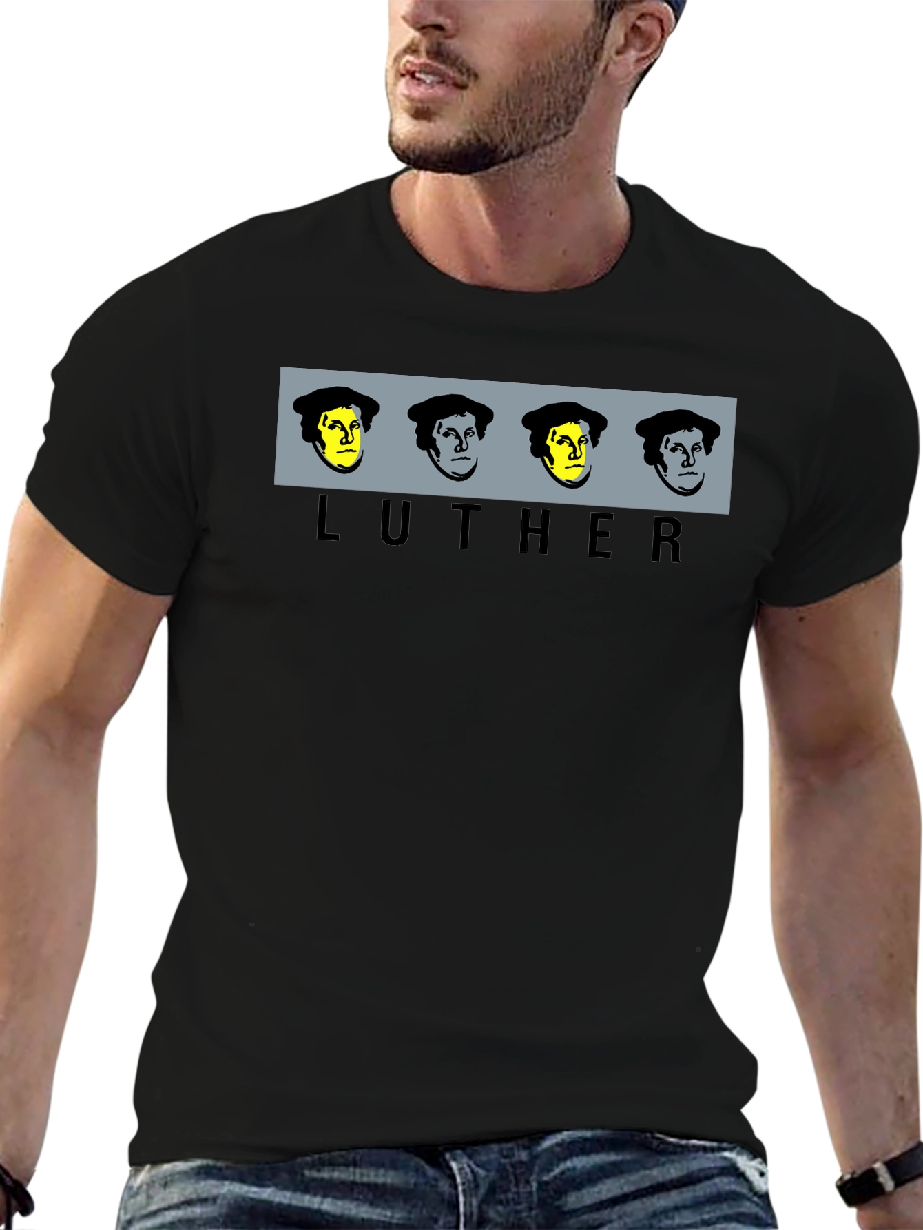 Luther T-Shirt - Mens Black Graphic Tee