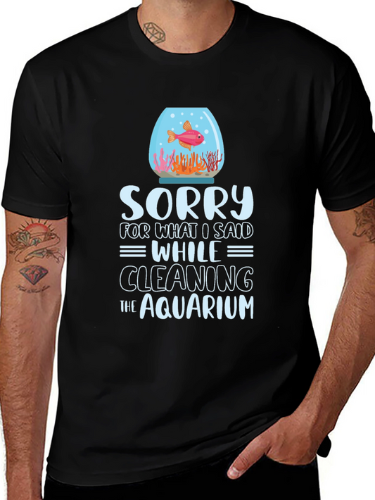 Funny Aquarium Cleaning T-Shirt