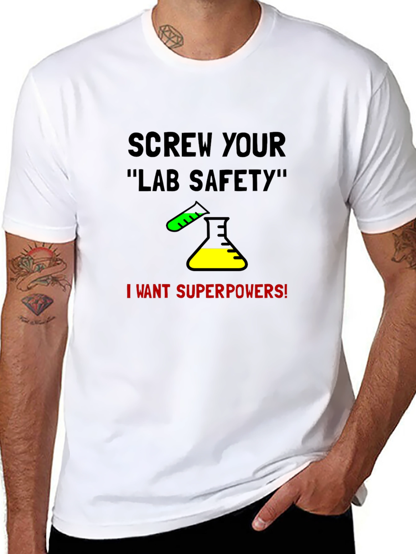 Lab Safety Superpower T-Shirt - Science Tee