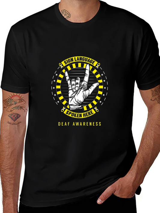 Deaf Awareness Sign Language T-Shirt