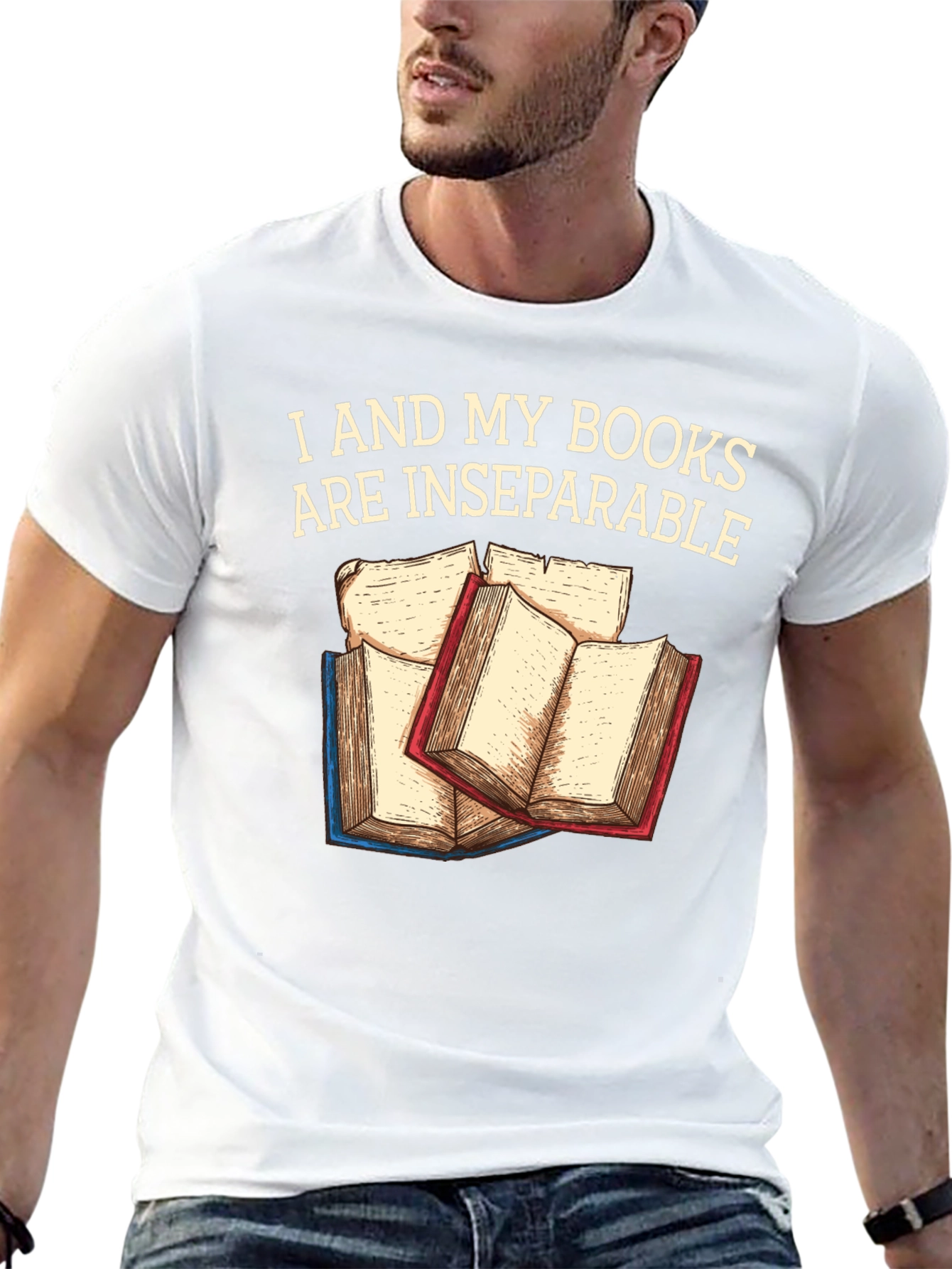 I and My Books Are Inseparable T-Shirt