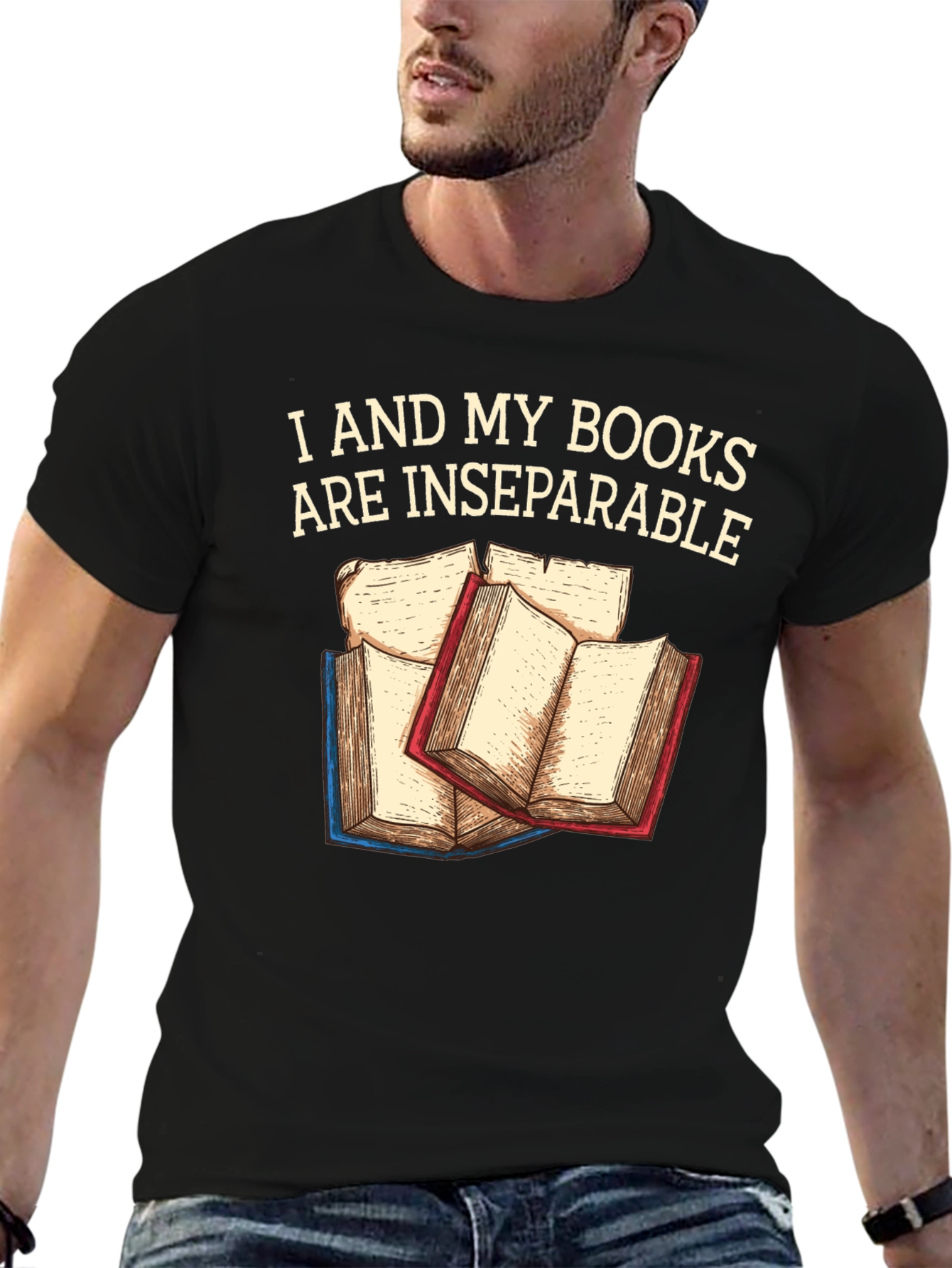 I and My Books Are Inseparable T-Shirt