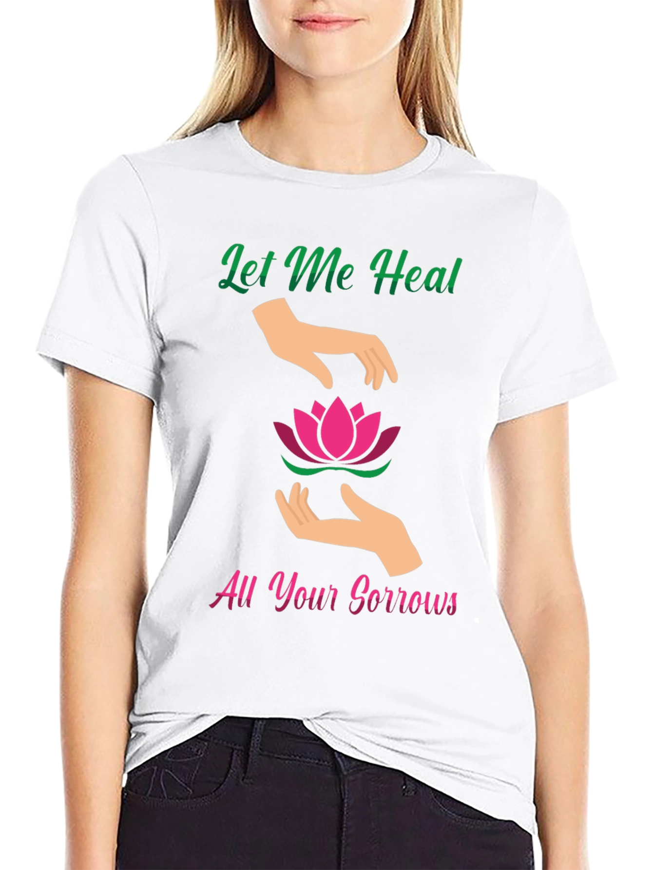 Let Me Heal Lotus Flower T-Shirt
