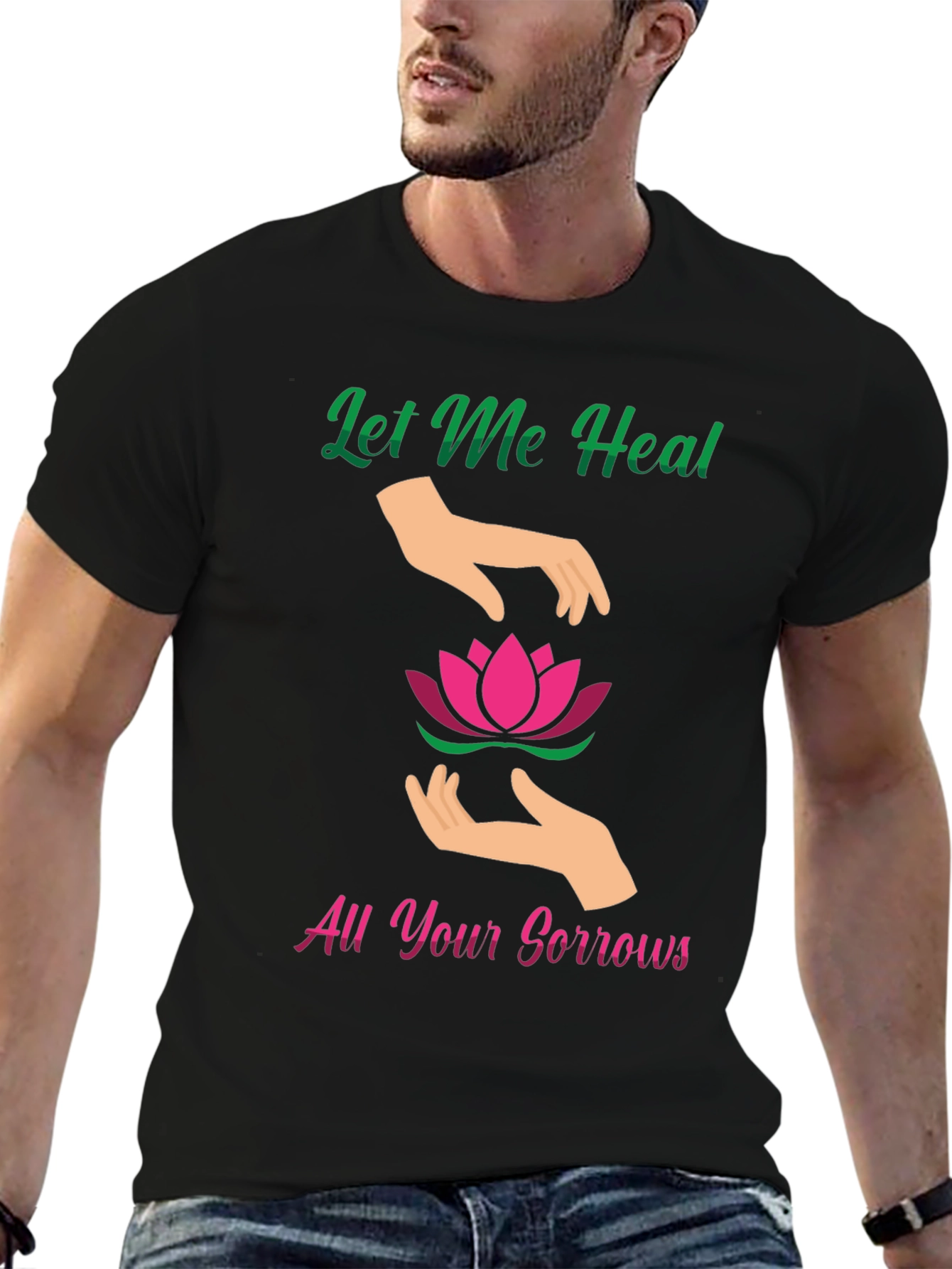 Let Me Heal Lotus Flower T-Shirt