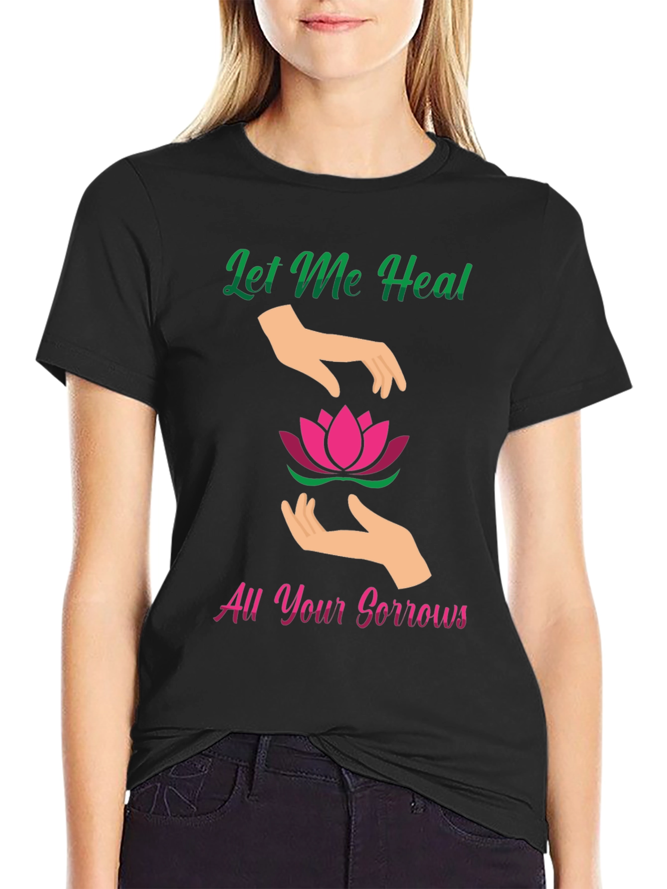 Let Me Heal Lotus Flower T-Shirt