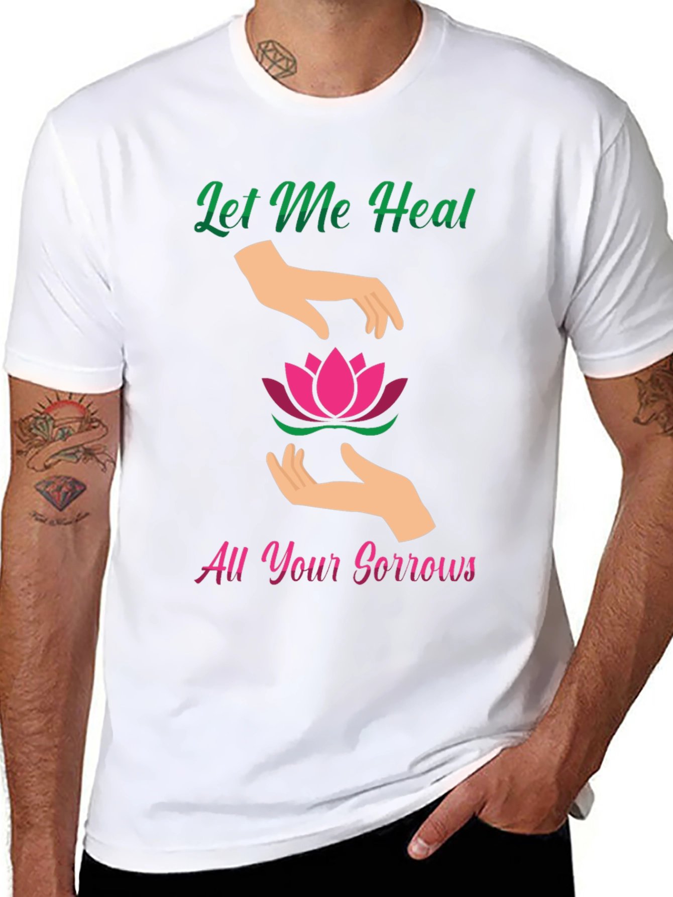 Let Me Heal Lotus Flower T-Shirt