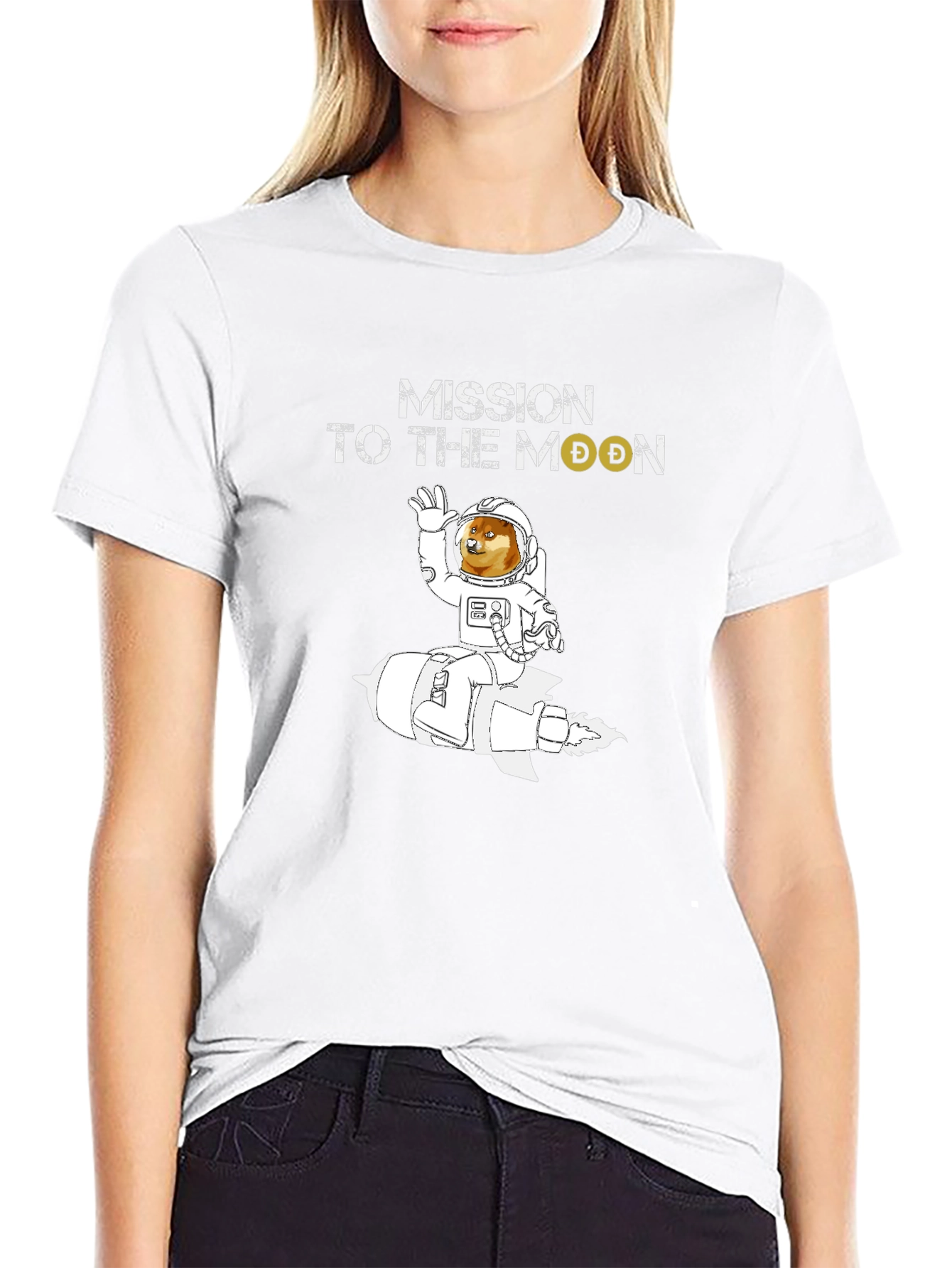 Mission to the Moon Doge T-Shirt