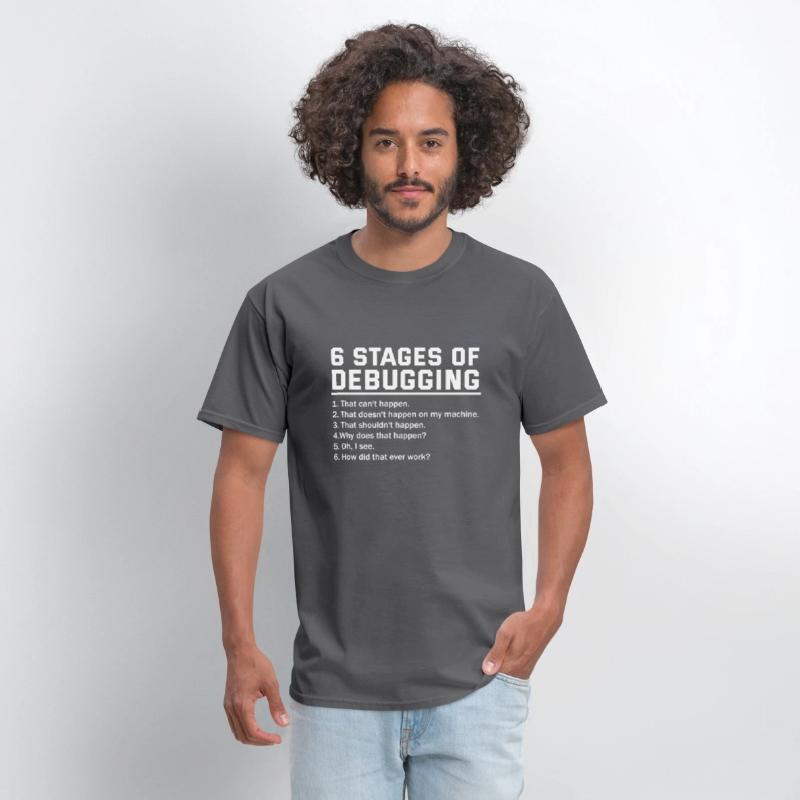 6 Stages of Debugging Funny Software Bug Coding