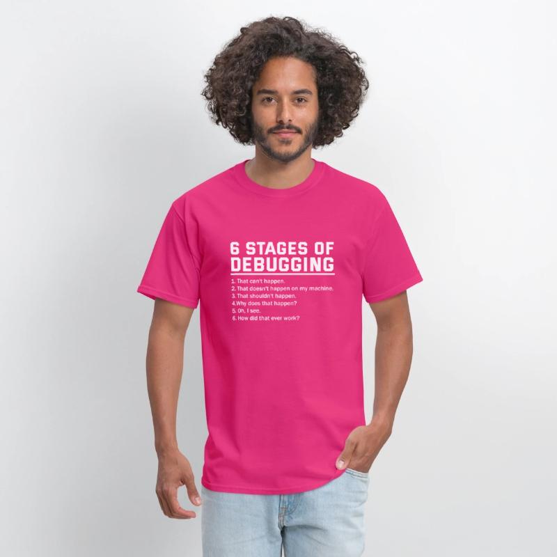 6 Stages of Debugging Funny Software Bug Coding