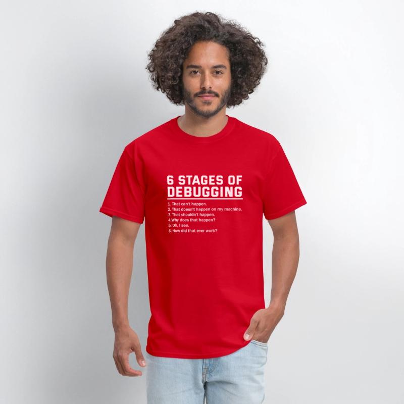 6 Stages of Debugging Funny Software Bug Coding