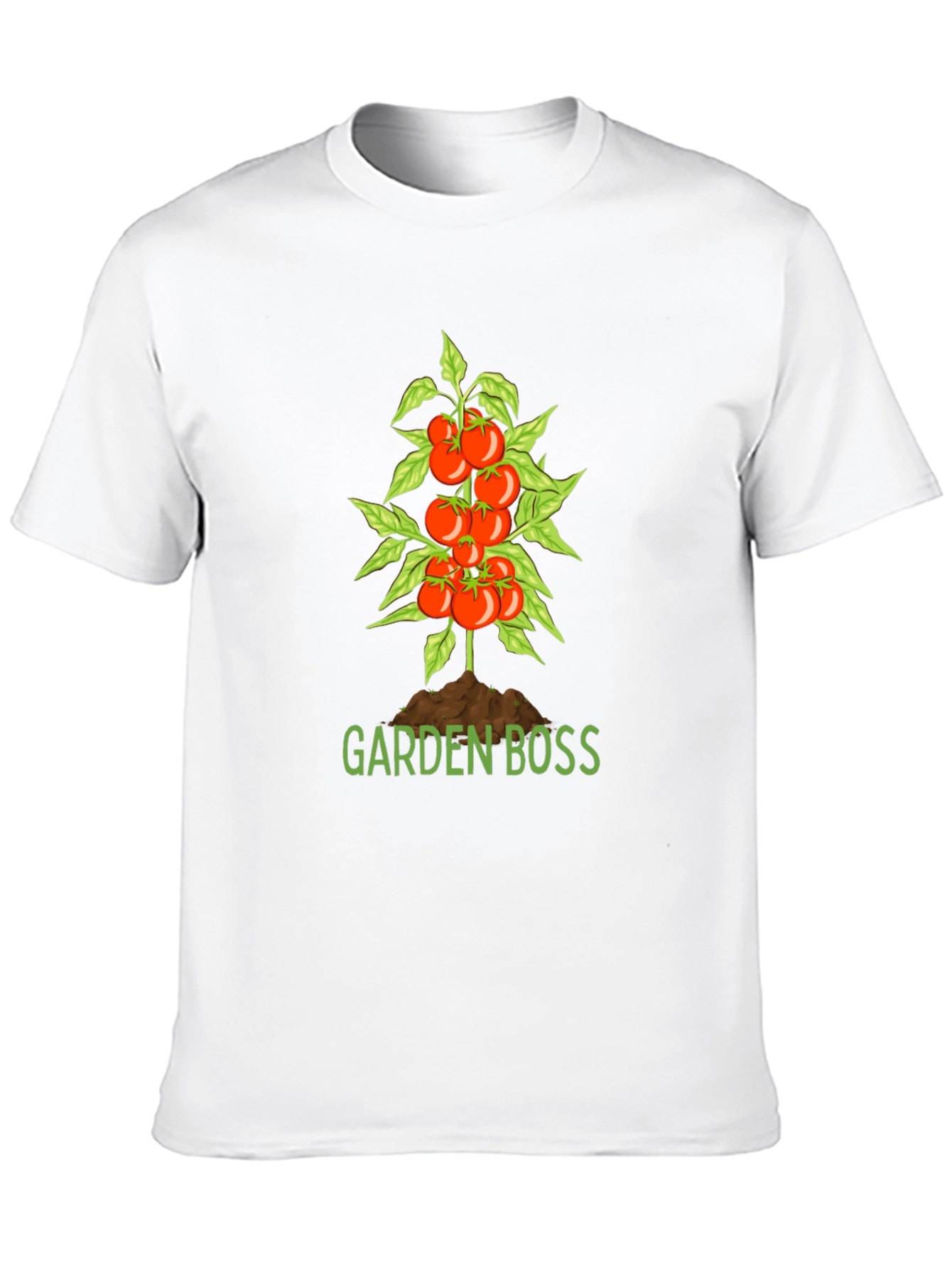 Garden Boss Graphic Tee - Tomato Plant Design