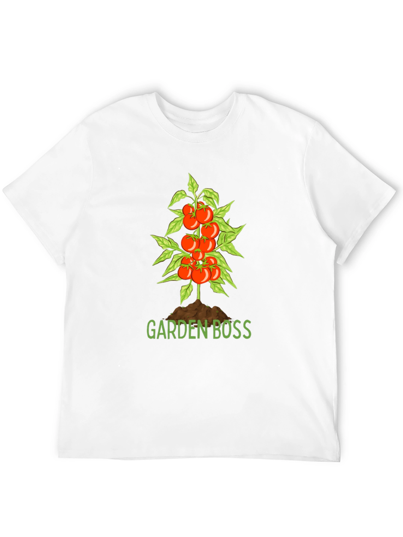 Garden Boss Graphic Tee - Tomato Plant Design