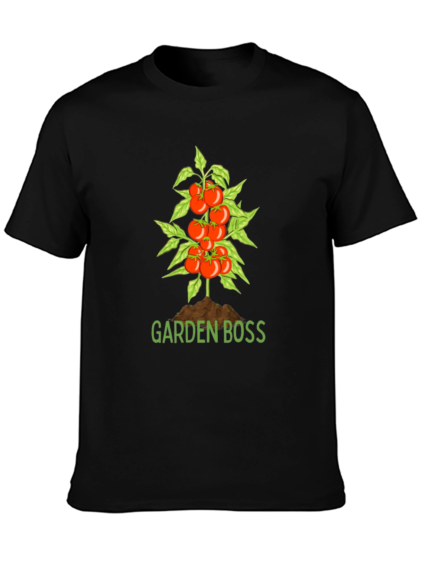 Garden Boss Graphic Tee - Tomato Plant Design