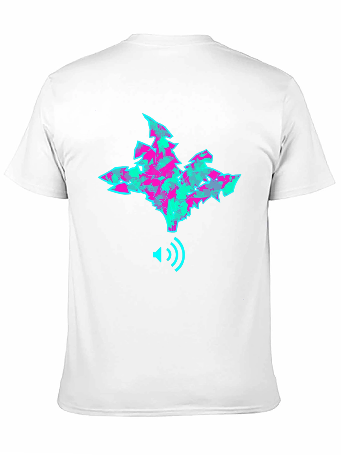 Abstract Graphic Print Crew Neck T-Shirt