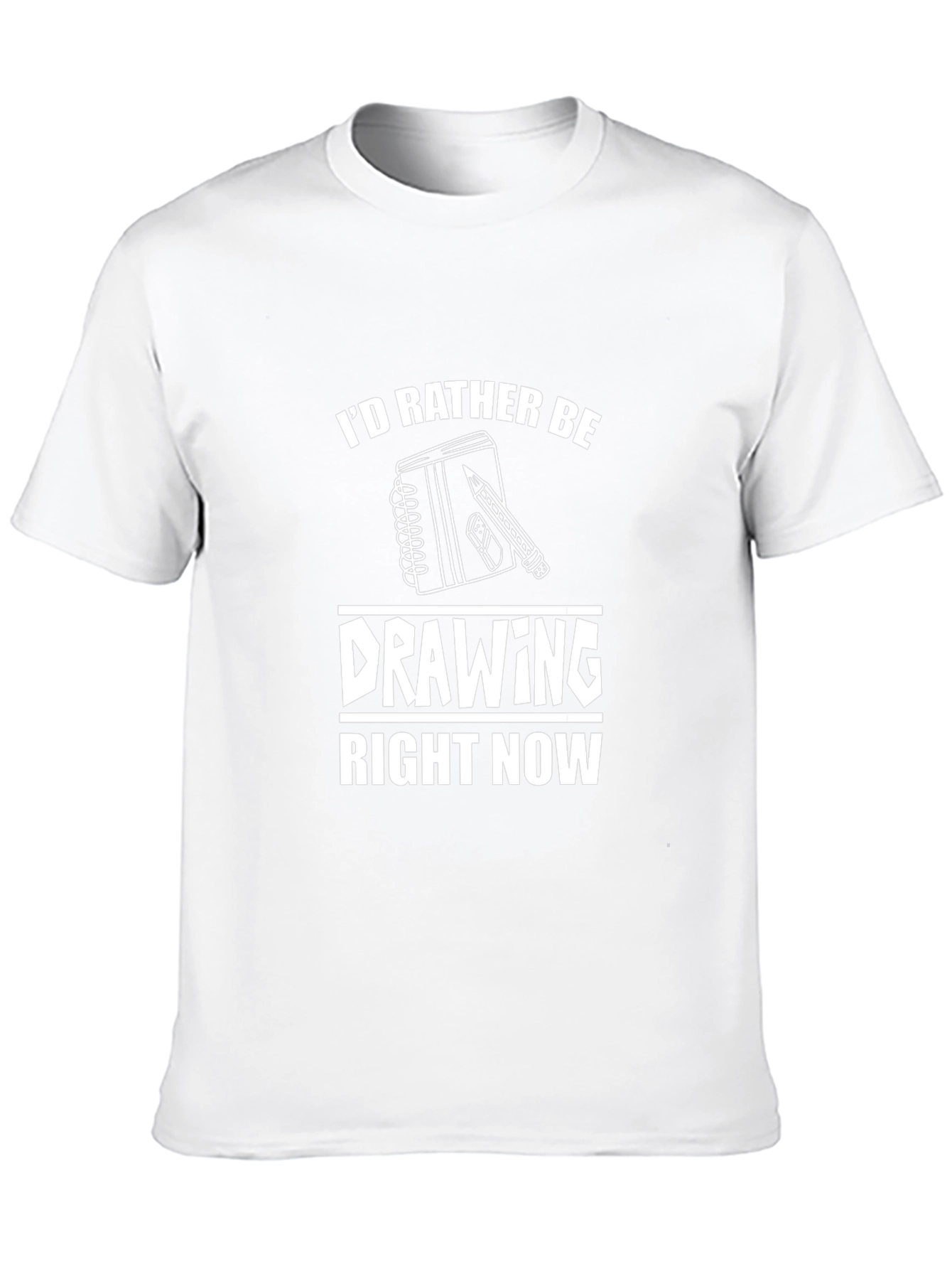 Id Rather Be Drawing Graphic Tee