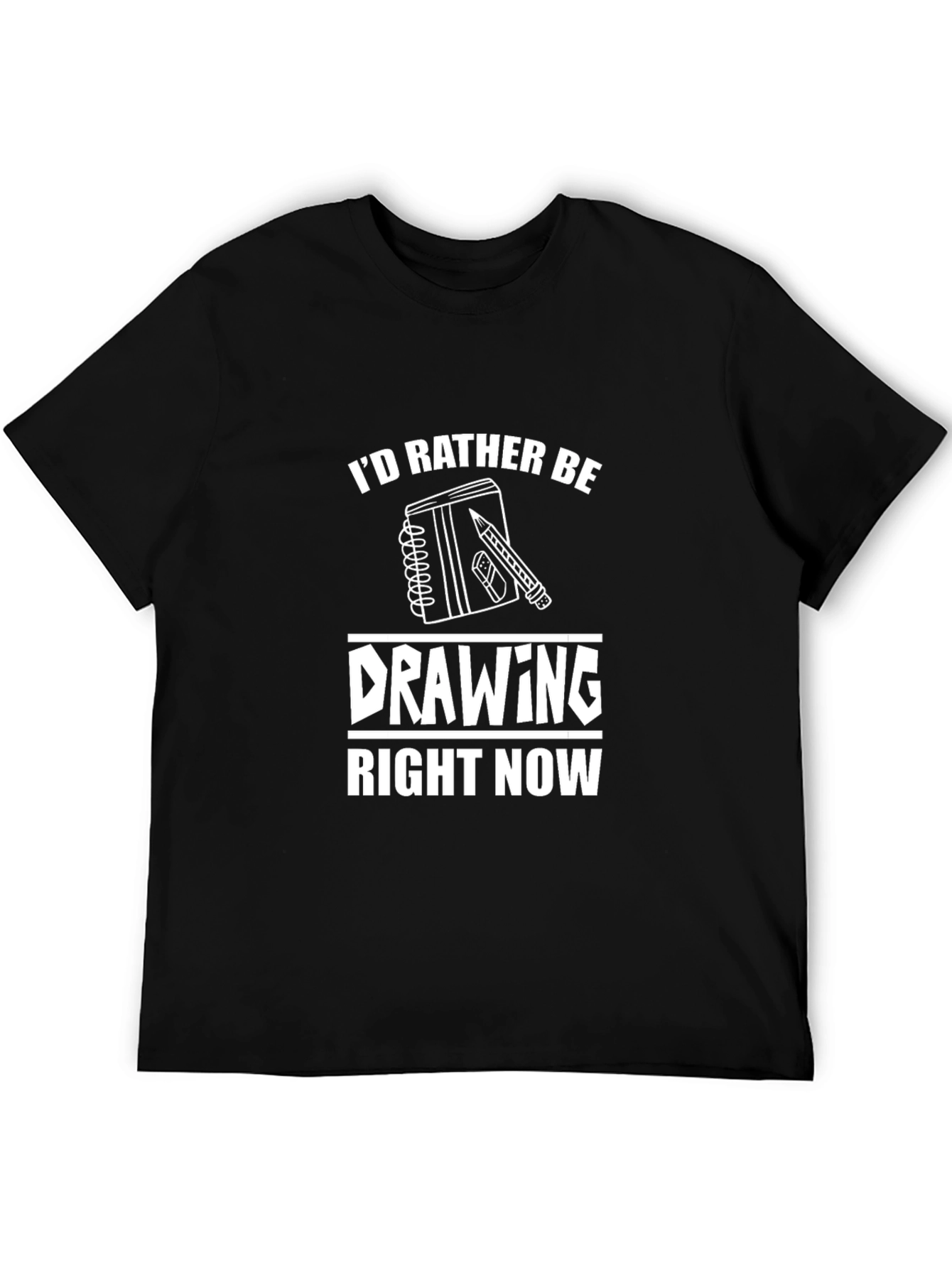 Id Rather Be Drawing Graphic Tee