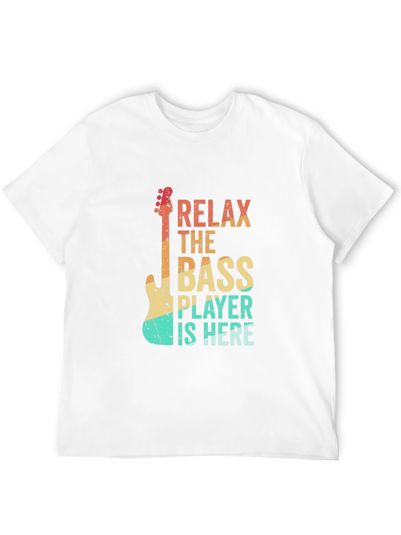 Relax Bass Player T-Shirt - Retro Design