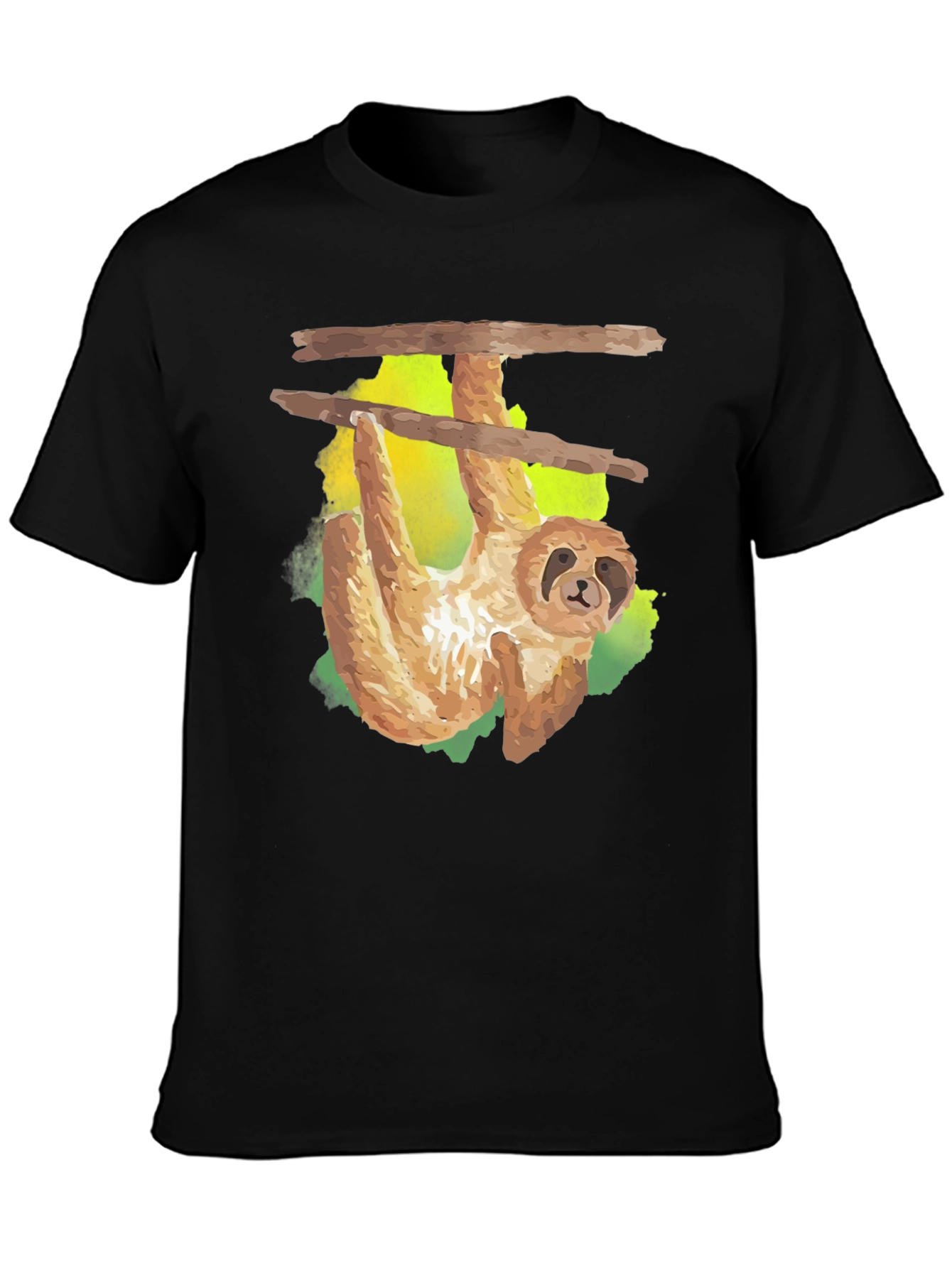 Sloth Hanging Around T-Shirt - Cool Graphic Tee
