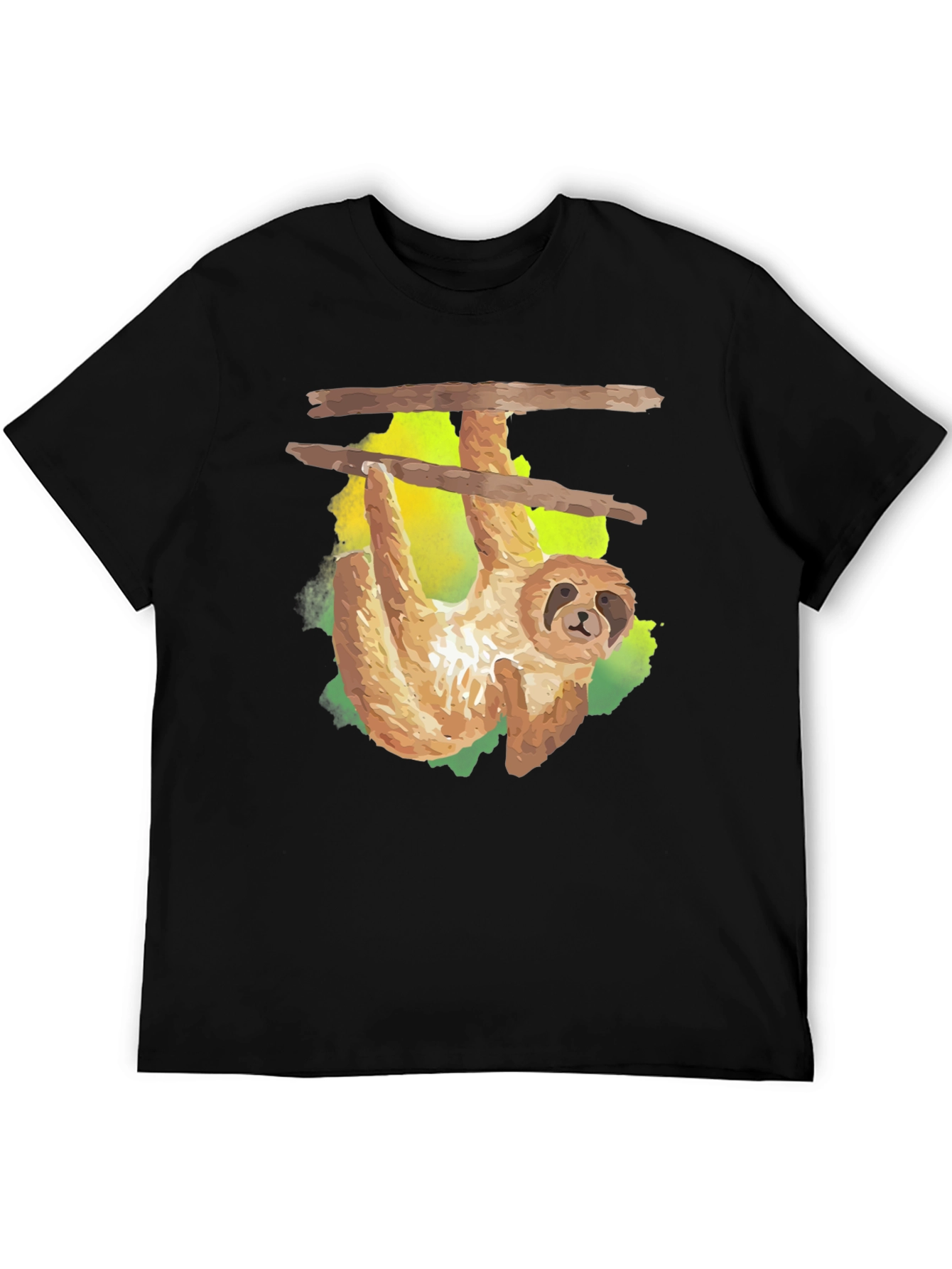 Sloth Hanging Around T-Shirt - Cool Graphic Tee