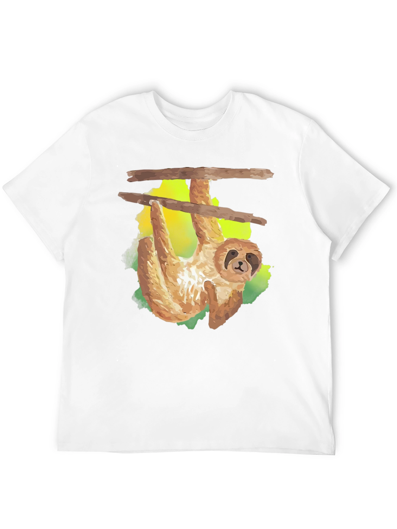 Sloth Hanging Around T-Shirt - Cool Graphic Tee