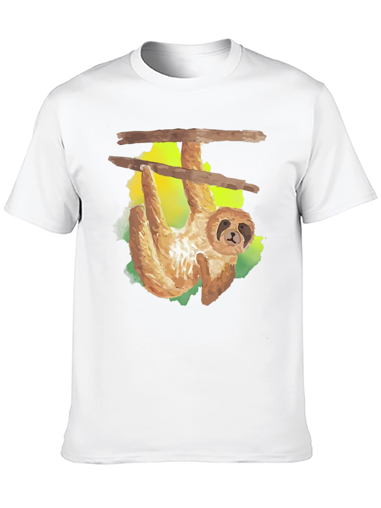 Sloth Hanging Around T-Shirt - Cool Graphic Tee