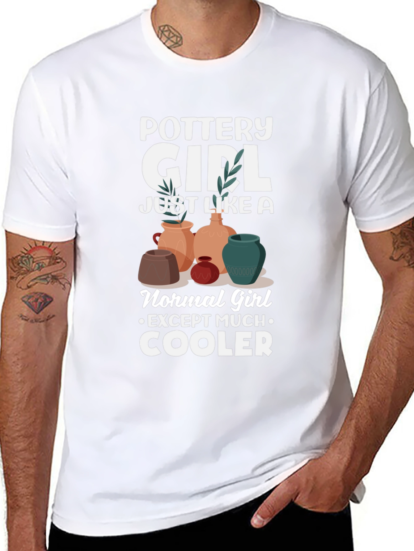 Pottery Girl T-Shirt - Cool & Unique Design