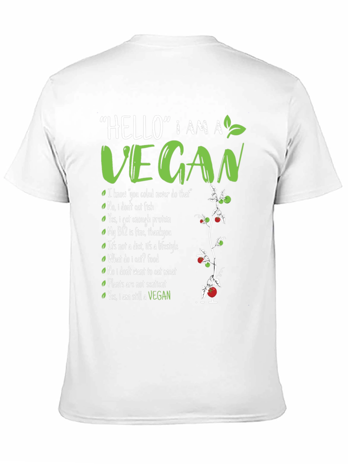 Hello I am a Vegan T-Shirt