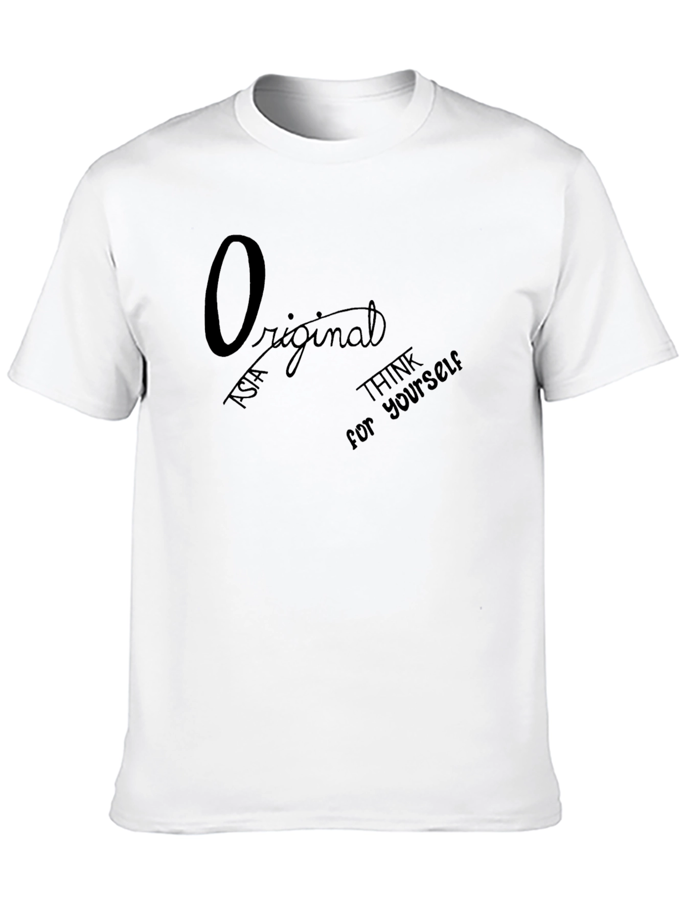 Mens Black Original Graphic Tee