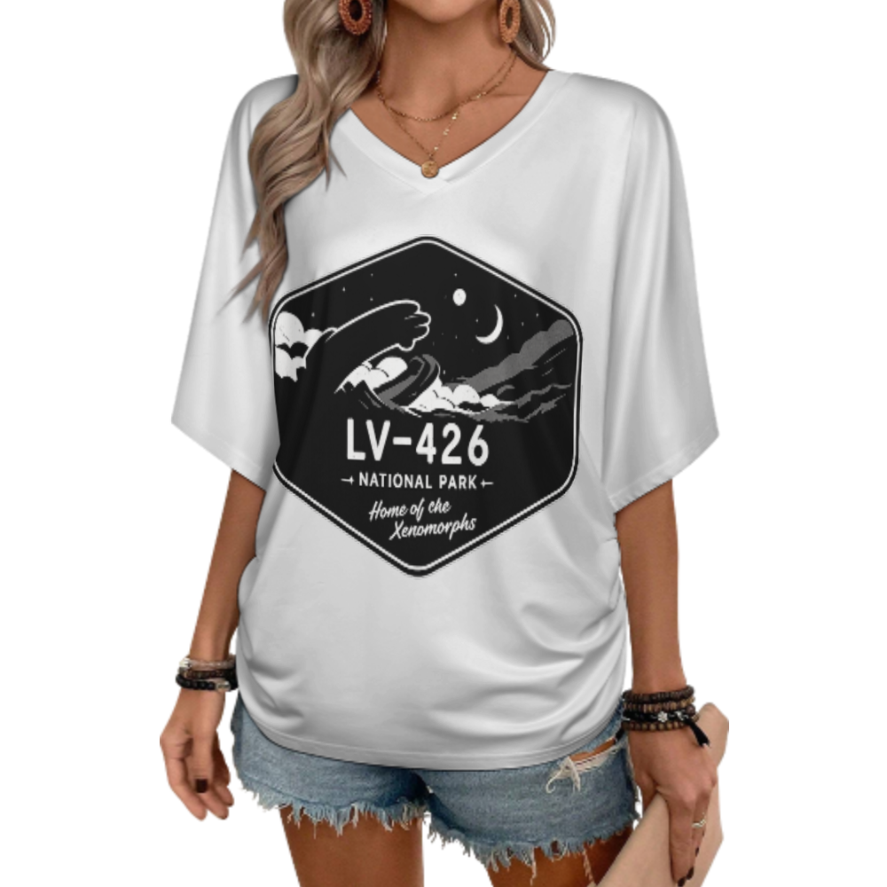 LV-426 National Park Graphic T-Shirt – Retro Sci-Fi Space Adventure Tee(z433)