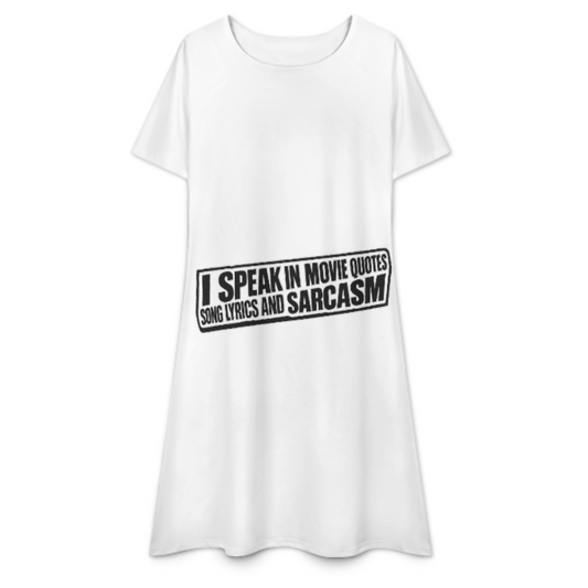 Funny Sarcasm Quote Graphic Tee – Movie Quotes & Song Lyrics Humor Shirt(z427)