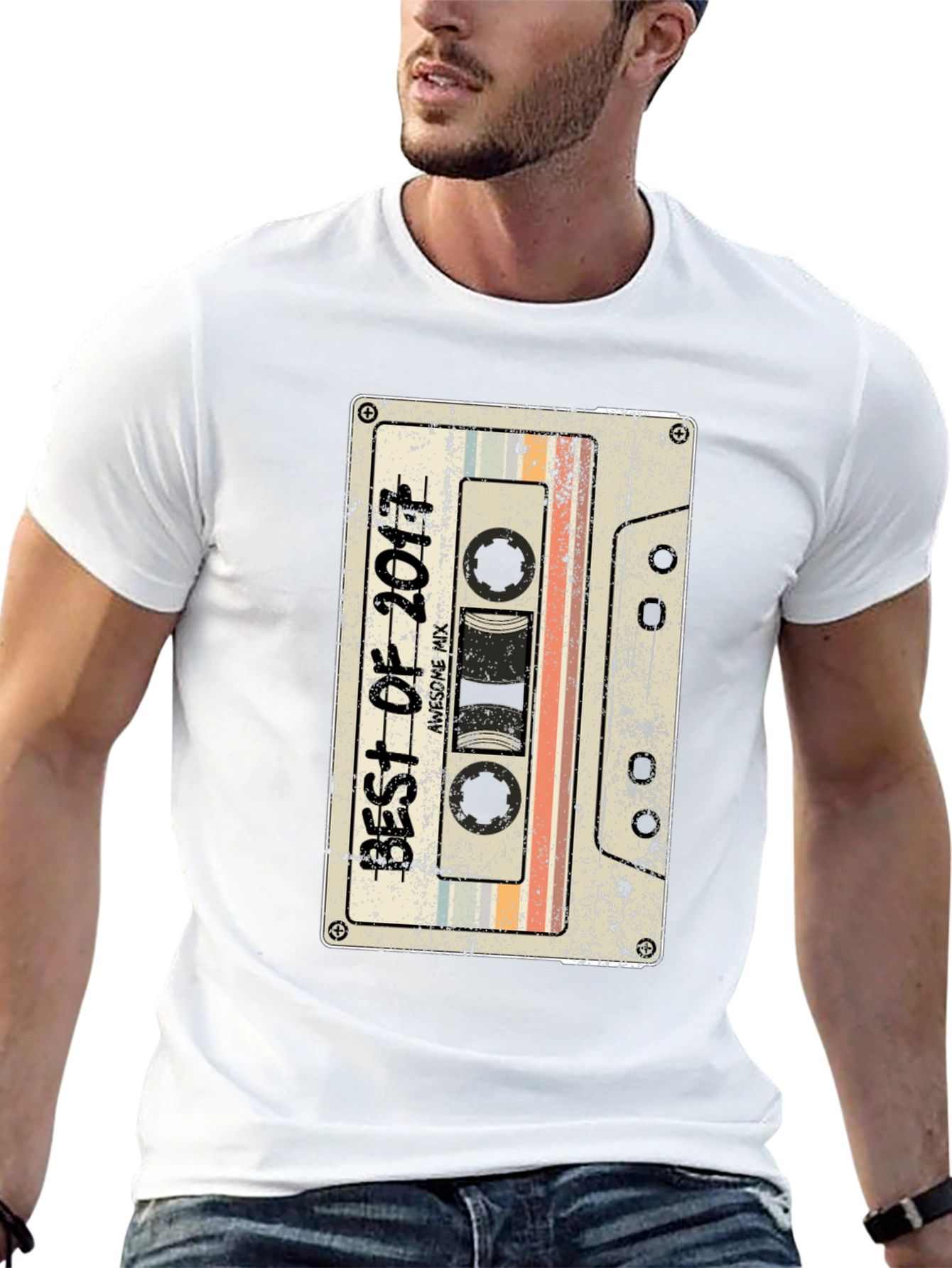 Retro Best of 2017 Cassette Tape T-Shirt