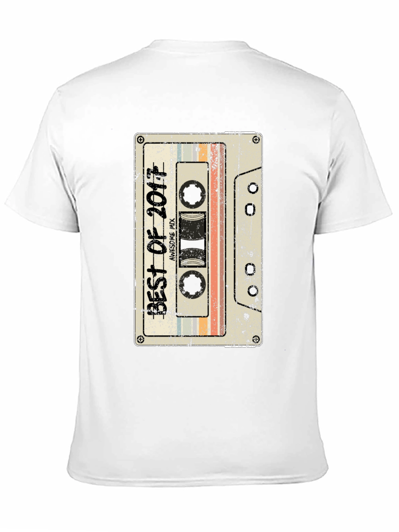 Retro Best of 2017 Cassette Tape T-Shirt