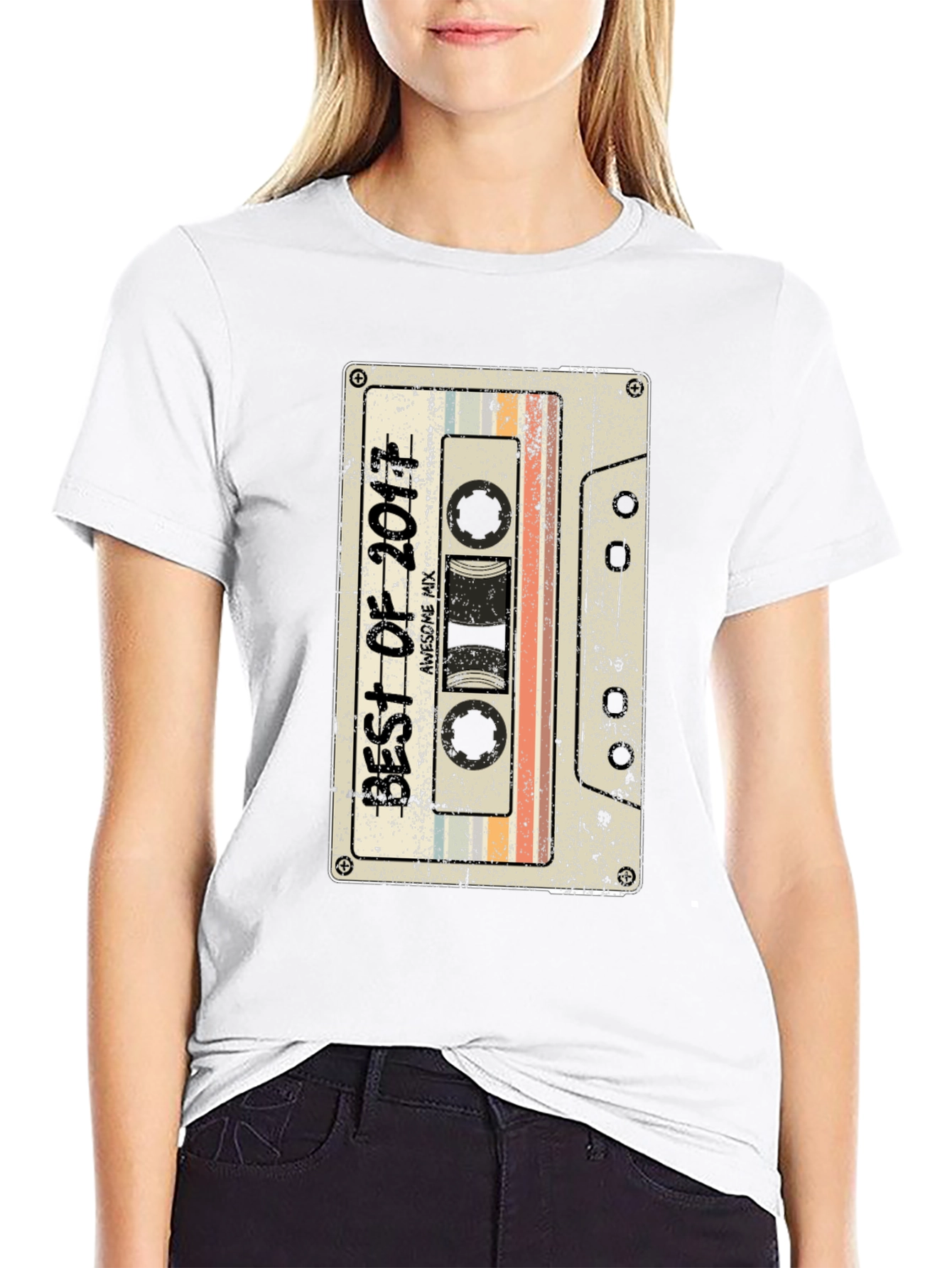 Retro Best of 2017 Cassette Tape T-Shirt