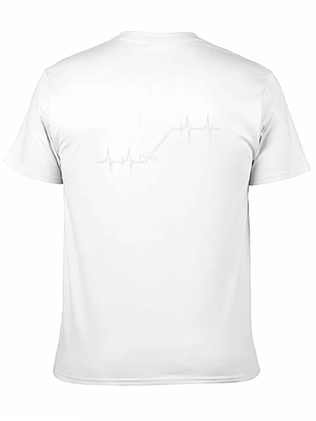 Hockey Heartbeat T-Shirt - Black
