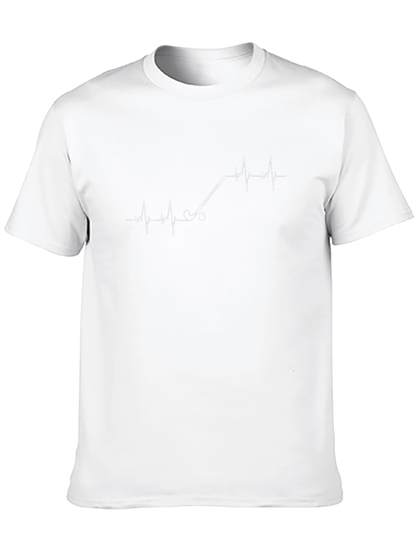 Hockey Heartbeat T-Shirt - Black