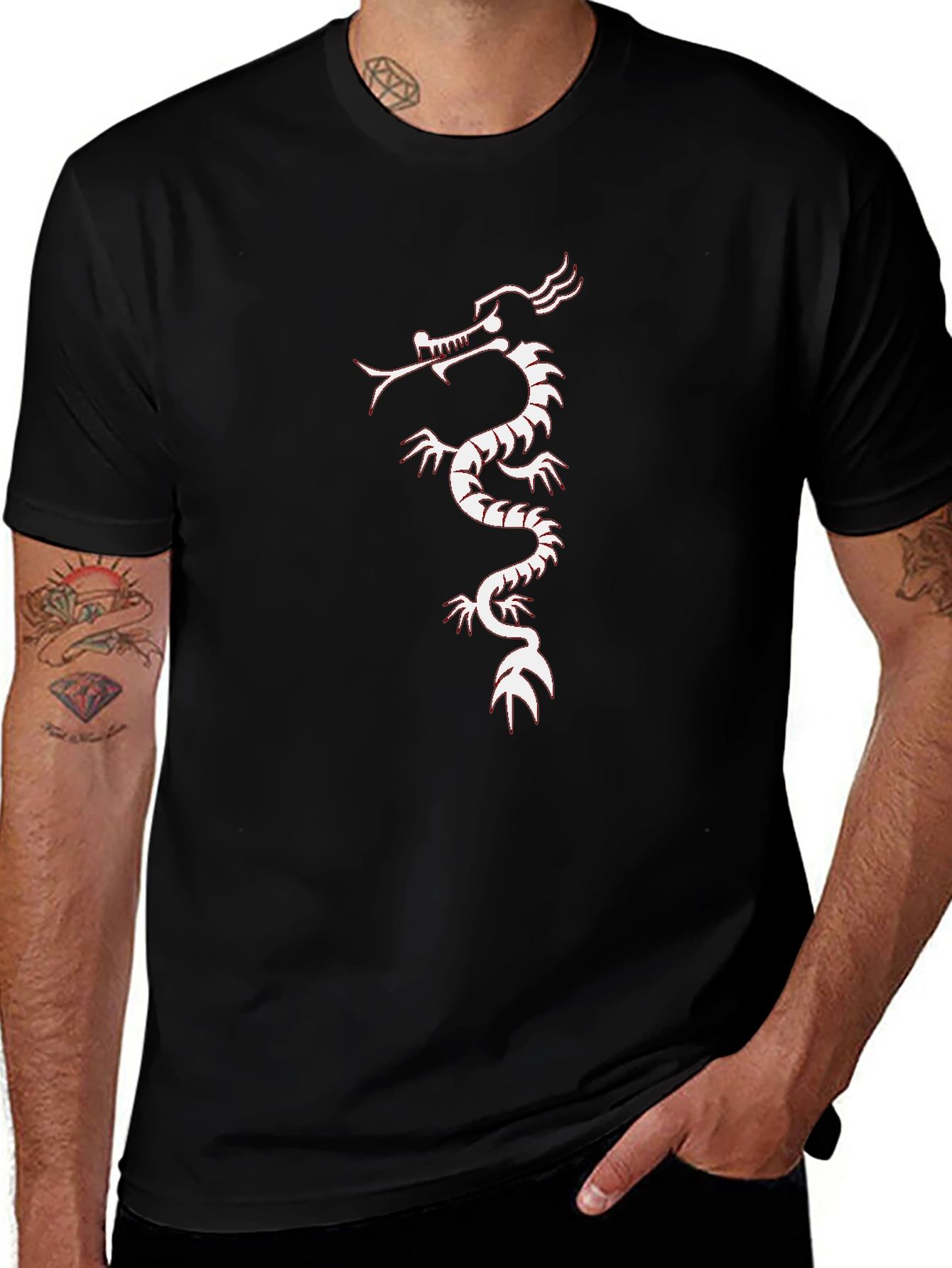 Dragon Graphic Black T-Shirt