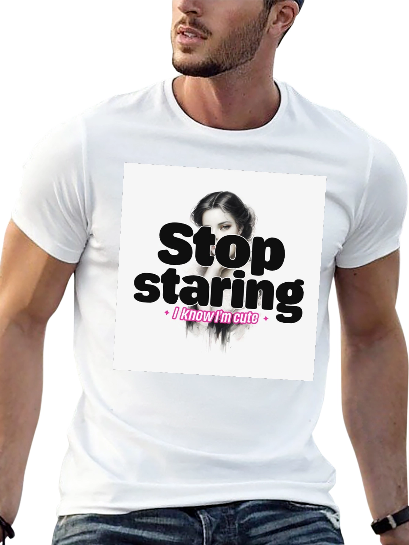 Stop Staring Graphic Tee