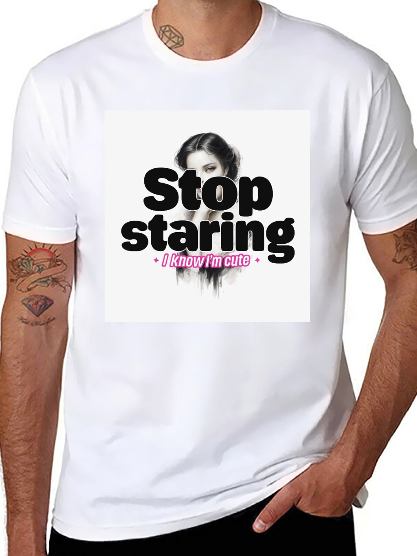 Stop Staring Graphic Tee