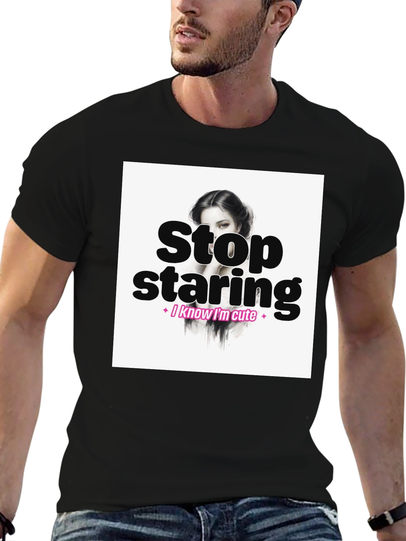 Stop Staring Graphic Tee